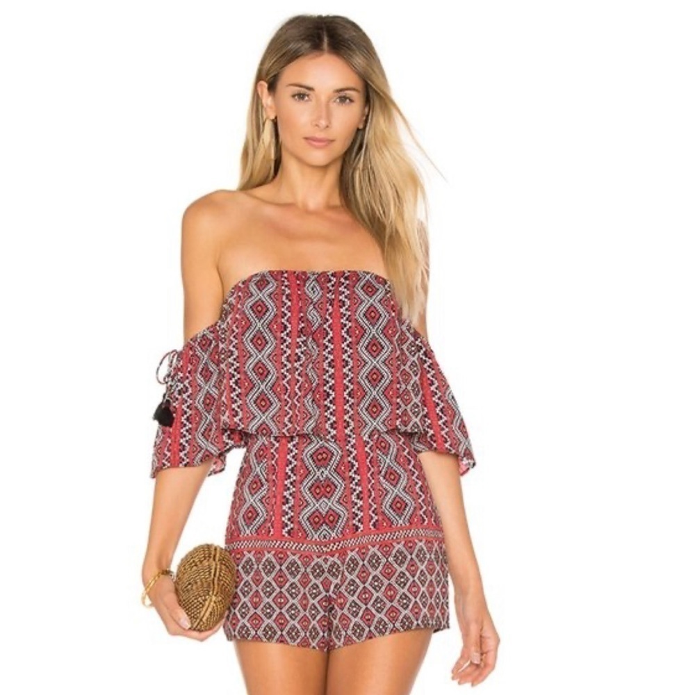 NEW Revolve Ale by Alessandra Gerarda Romper Red
